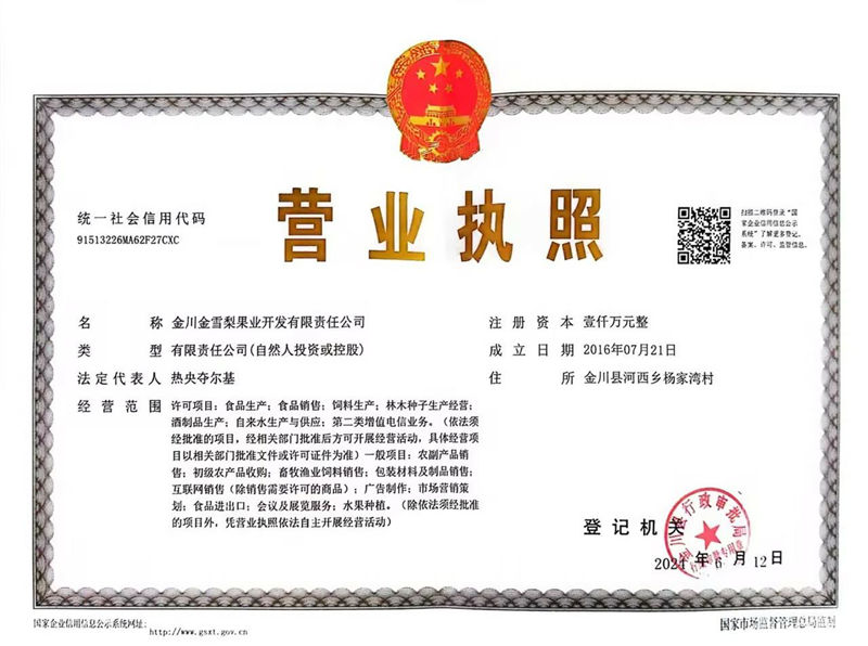 營(yíng)業(yè)執(zhí)照